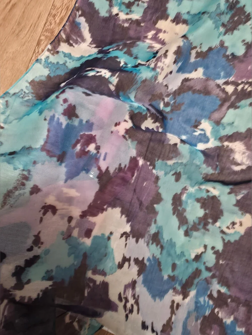 Floral Watercolor Scarf